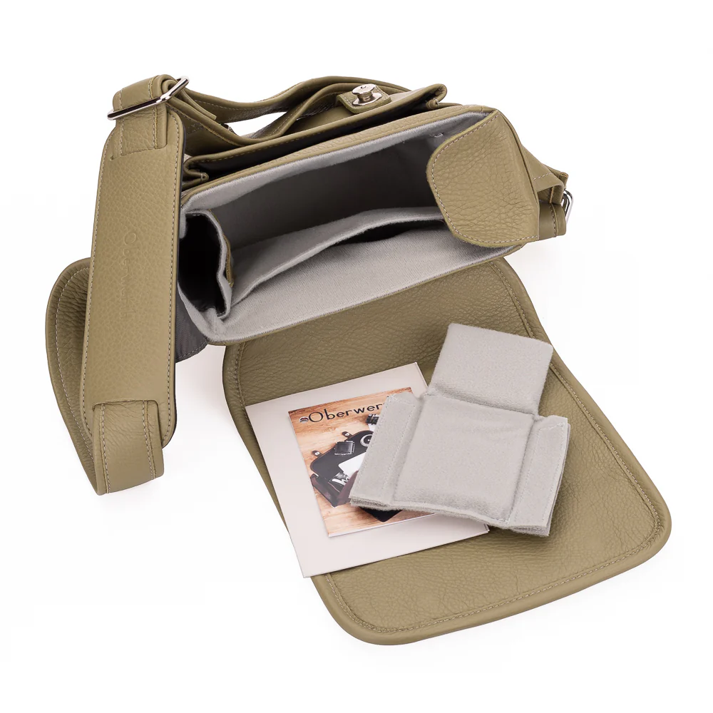 Used Oberwerth ‘Phil’ Leather Camera Bag (Kiwi) - Image 5